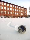 Robot_snow_and_house
