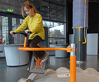 Vélo à roue carrée